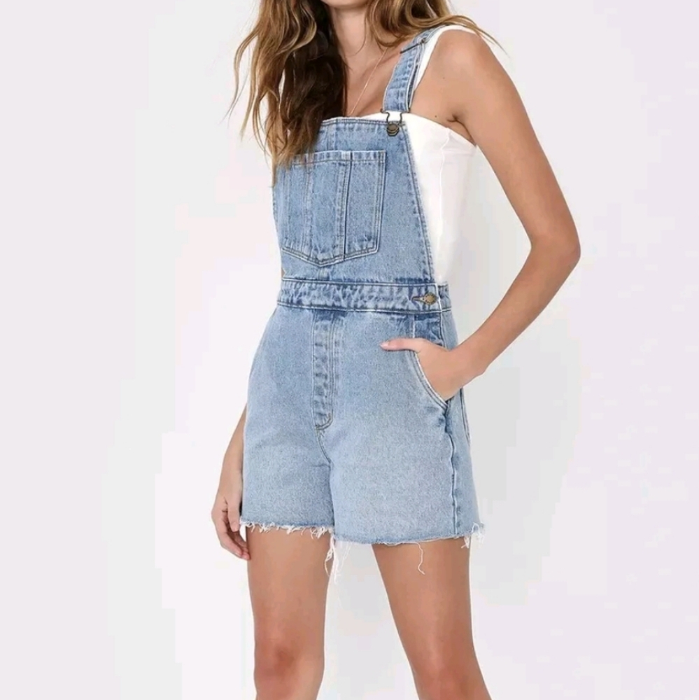 ROLLA'S Light Blue Denim Overalls